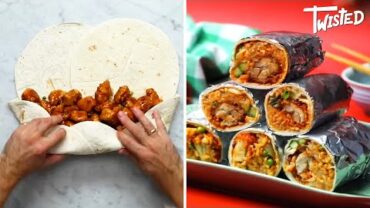 VIDEO: The Best Burrito Recipes | Twisted | Tex Mex Inspired Dishes