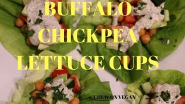 VIDEO: Buffalo chickpea lettuce cups