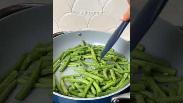 VIDEO: The only green bean recipe you’ll ever need (15 min!) #shorts