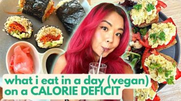 VIDEO: REALISTIC What I Eat in a Day to Lose Weight After Overeating (VEGAN) on a Calorie Deficit