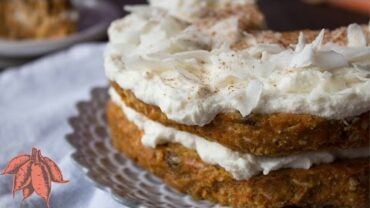 VIDEO: Raw Coconut Carrot Cake