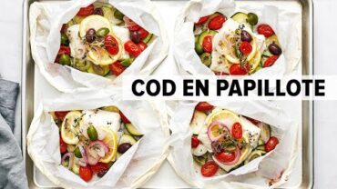 VIDEO: MEDITERRANEAN FISH RECIPE | cod en papillote (cod in parchment paper) – so easy!