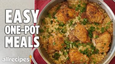 VIDEO: Easy One Pot Chicken & Rice and Cheesy Bacon Ranch Pasta | One Pot Cooking | Allrecipes.com