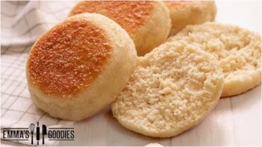 VIDEO: 5 Ingredient No-Knead ENGLISH MUFFINS | The Easiest way to make English Muffins