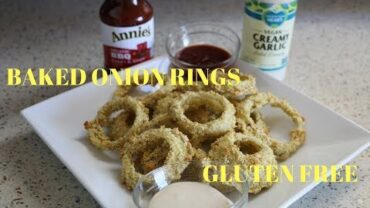 VIDEO: Crispy baked onion rings-gluten free