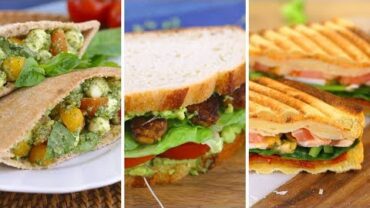 VIDEO: 3 Back to School Sandwich Recipes | Collab with Mind Over Munch