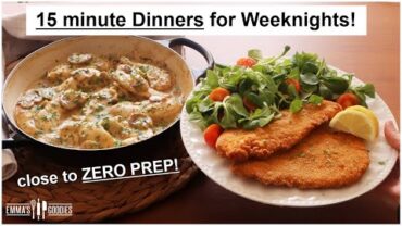 VIDEO: 15 Minute Chicken Dinners ANYONE Can Make!