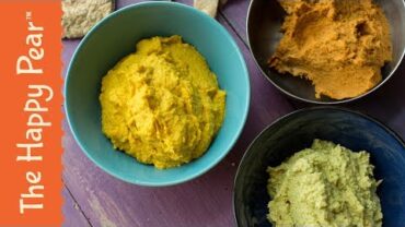 VIDEO: HUMMUS 3 WAYS | THE HAPPY PEAR