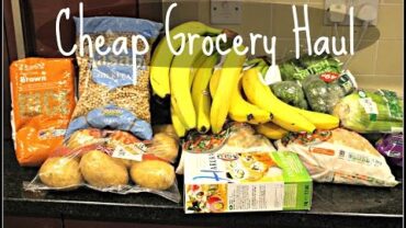 VIDEO: CHEAP VEGAN GROCERY HAUL (WITH PRICES) | Cheap Lazy Vegan