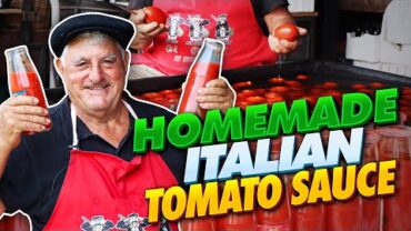 VIDEO: How To Make HOMEMADE TOMATO SAUCE Like an Italian Nonno