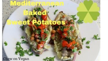 VIDEO: Mediterranean  baked sweet potatoes