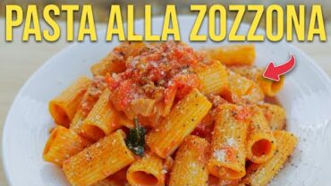 VIDEO: How to Make PASTA ALLA ZOZZONA – The Cousin of Carbonara who Likes Red Sauce