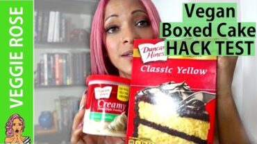 VIDEO: VEGAN Boxed Cake | HACK TEST