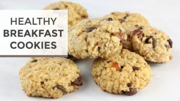 VIDEO: BREAKFAST COOKIES | healthy almond joy breakfast cookie recipe