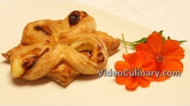 VIDEO: Quick Puff Pastry Flowers Filled with Pastry Cream (Custard) Recipe