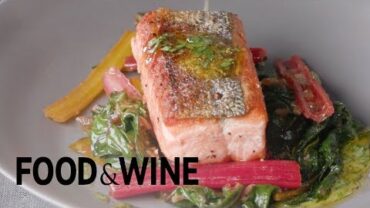 VIDEO: Crispy Salmon and Wilted Chard | Recipe | Food & Wine