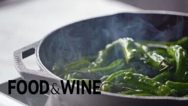 VIDEO: Charred Shishito Peppers with Garlic Herb Oil | Recipe | Food & Wine