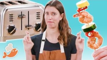 VIDEO: Can This Chef Cook A 3-Course Meal With A Toaster? • Tasty