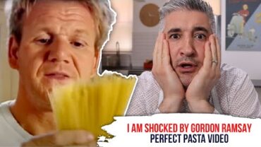 VIDEO: Italian Chef Reacts to GORDON RAMSAY Perfect Pasta Video