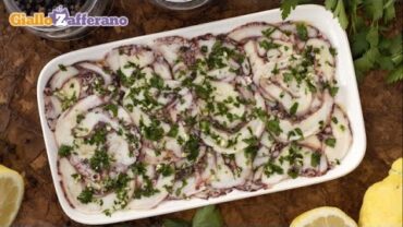 VIDEO: Octopus carpaccio – Italian recipe