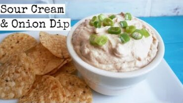 VIDEO: Sour Cream and Onion Dip | 2 Ingredients | Vegan