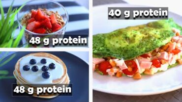 VIDEO: 4 high protein breakfast for weight loss