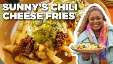 VIDEO: Sunny Anderson’s Nunya Business Chili Cheese Fries | The Kitchen | Food Network