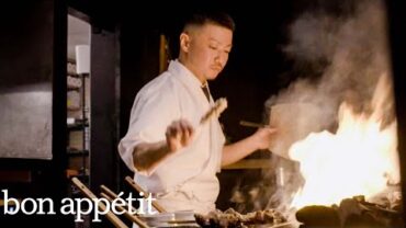 VIDEO: 14 Seats, 16 Courses, 1 Chef: A Day With The Yakitori Master at Kono | On The Line | Bon Appétit