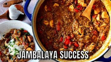 VIDEO: I Tried to Make Traditional Jambalaya And Was Successful – Jambalaya Recipe With Sausage And Shrimp