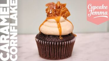 VIDEO: Caramel Cornflake Cupcakes | Cupcake Jemma Channel