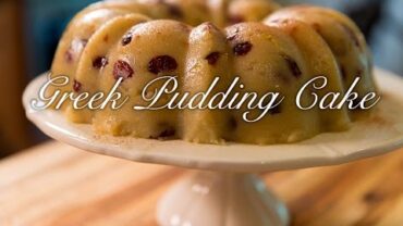 VIDEO: Greek Semolina Pudding Cake (VEGAN)