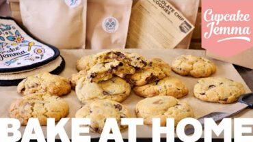 VIDEO: Bake at Home! | New York Style Chocolate Chip Cookies | Cupcake Jemma