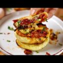 VIDEO: Cheesy Stuffed Flatbread Without Yeast (Vegan + Gluten-Free)