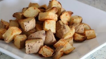 VIDEO: leftover baked potatoes crispy oil free home fries