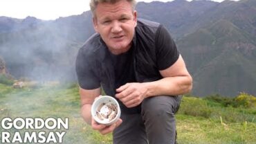 VIDEO: Gordon Ramsay Makes Scrambled Eggs With Worms In Peru | Scrambled