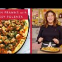 VIDEO: Cajun prawns, creamy tomato sauce and cheesy polenta