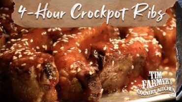 VIDEO: 4-HOUR RIBS | Crockpot Fall Off the Bone Ribs