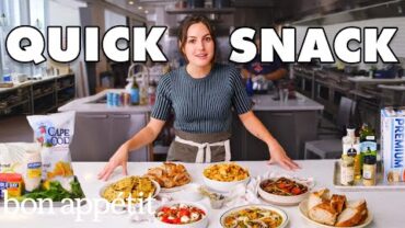 VIDEO: 5 Quick Snacks To Make For Your Next Holiday Party | From The Test Kitchen | Bon Appétit