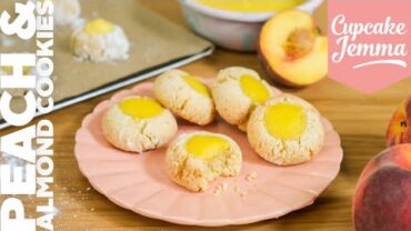 VIDEO: Peach & Almond Cookies | Cupcake Jemma