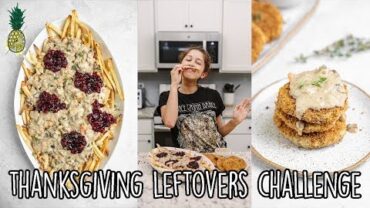 VIDEO: Thanksgiving Leftovers Challenge (Vegan) | Chris vs. Jasmine