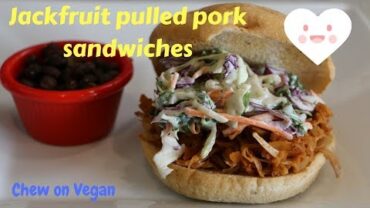 VIDEO: Jackfruit pulled pork sandwiches