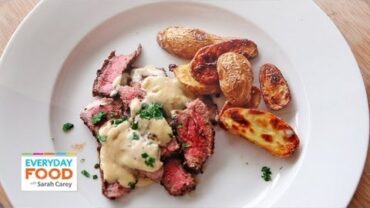 VIDEO: Steak au Poivre with Roasted Fingerling Potatoes | Everyday Food with Sarah Carey