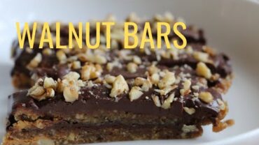 VIDEO: Dark Chocolate Walnut Date Bars