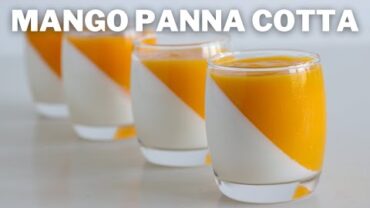 VIDEO: Mango Panna Cotta Recipe