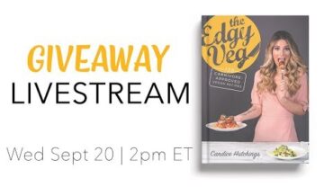 VIDEO: 🍕The Big Giveaway Live Stream🍟 | The Edgy Veg Cookbook Launch Day