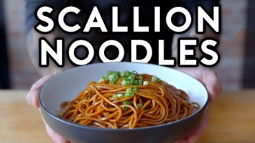 VIDEO: Binging with Babish: Scallion Noodles from Everything Everywhere All at Once