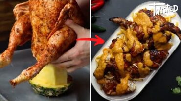 VIDEO: 4 Fun Filled Pineapple Recipes | Twisted | Pineapple Roast Chicken