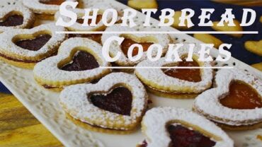 VIDEO: Shortbread Cookies: Linzer Hearts