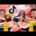 VIDEO: TRYING TIK TOK SNACKS PART2 / WATERMELON MUSTARD -PICKLED GARLIC