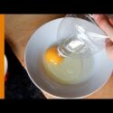 VIDEO: How to separate Egg Whites and Egg Yolks – With a Bottle – Cooking tips by Warren Nash